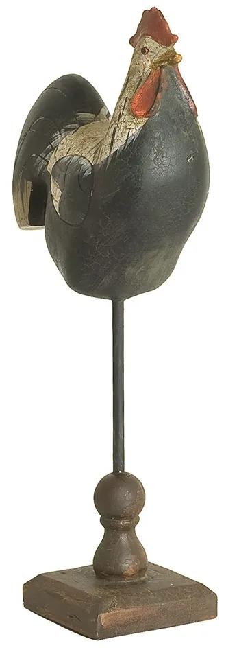 Dekorácia - kohút - 16 * 8 * 34 cm