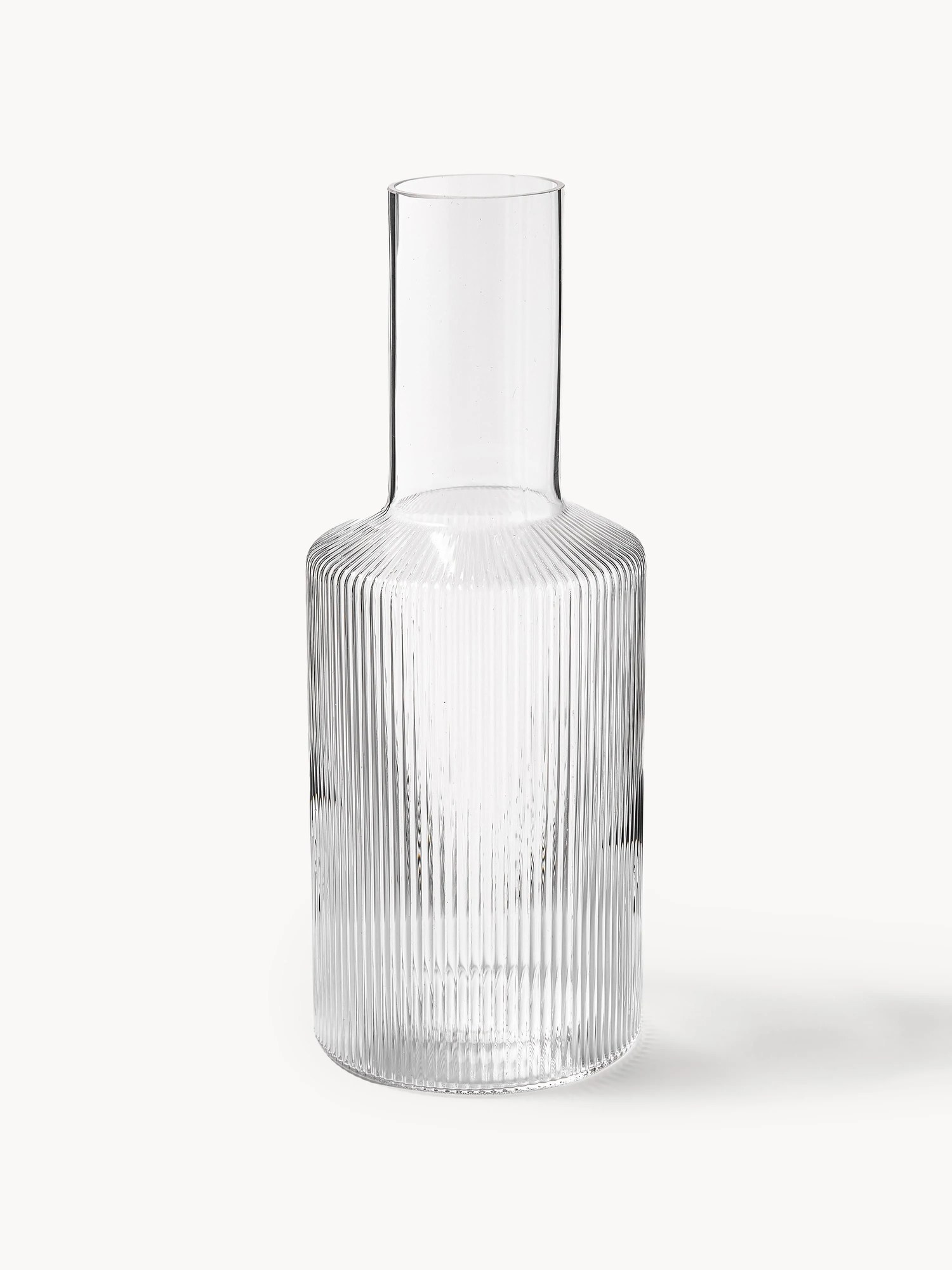 Ručne fúkaná reliéfna karafa Ripple, 1 l