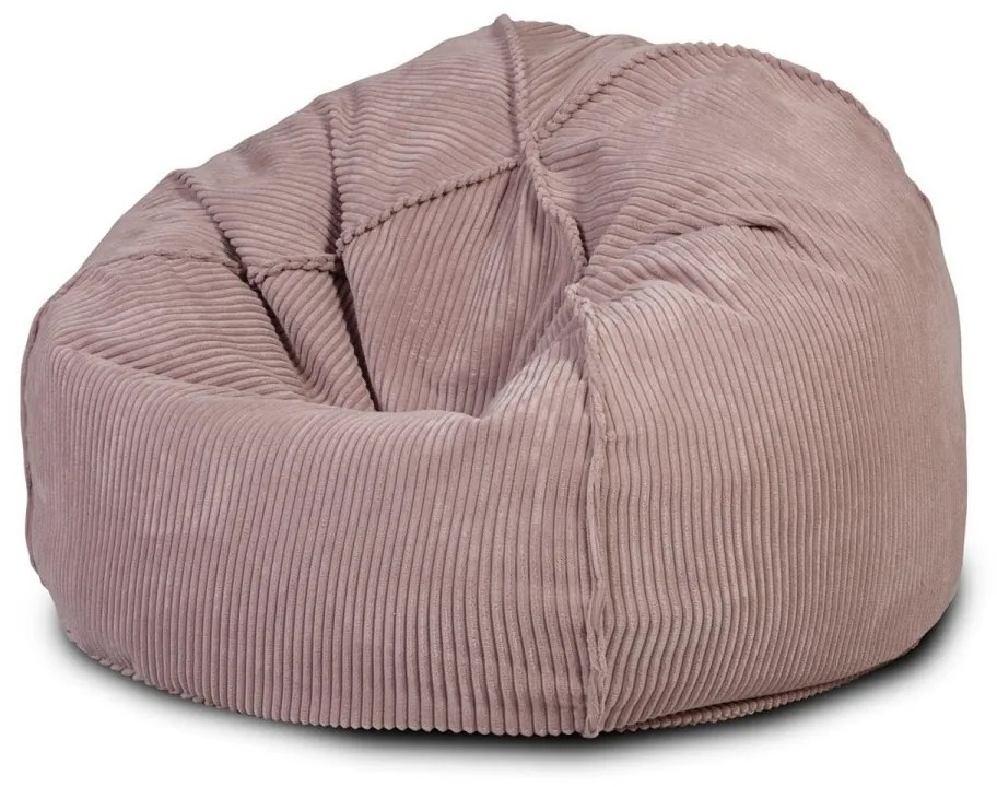 Sedací vak z manšestru – pohodlné kreslo na leňošenie a relax Farba: SZ61 - ružová