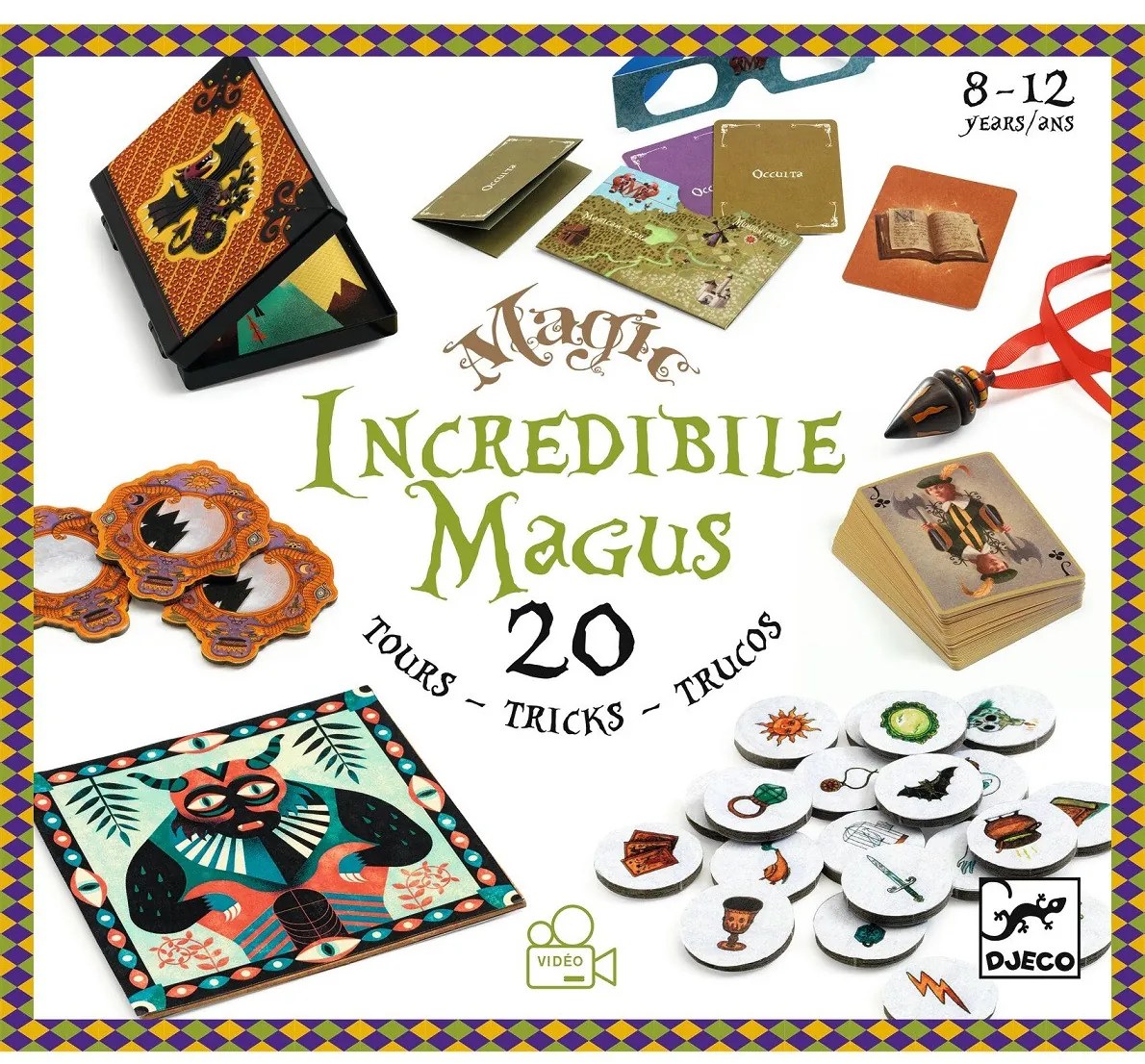 Djeco Magic - Incredibile Magus - súprava 20 kúzelníckych trikov