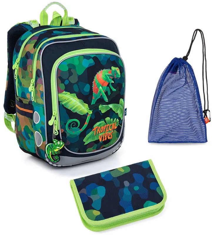 Školská súprava Topgal ENDY 22055 B - batoh + peračník + vrecko na prezuvky