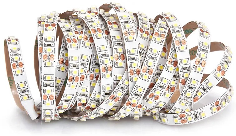 ECOLIGHT LED pásik - SMD 2835 - 5m - 600/5m - 9,6 W/m - IP20 - teplá biela