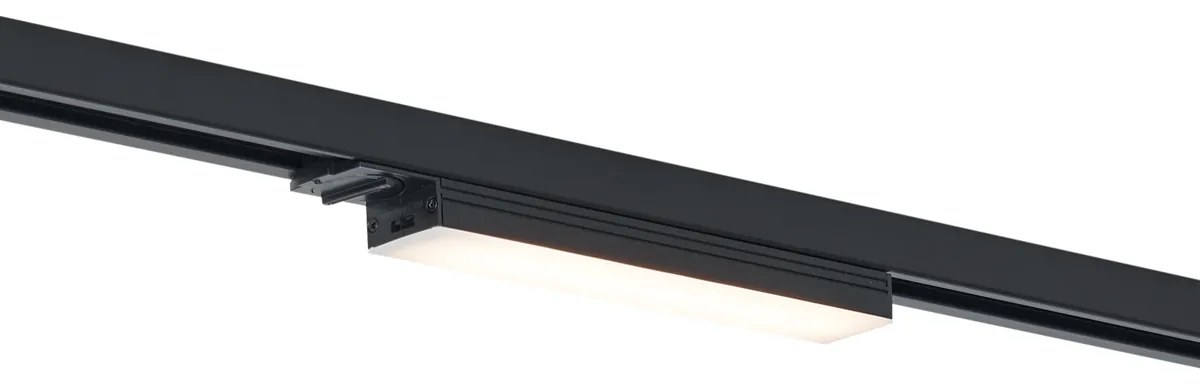 Moderné stropné svietidlo čierne pre koľajnicový systém 1-fázové 5W 400 lm 2700-4000K - Iconic Tsiri