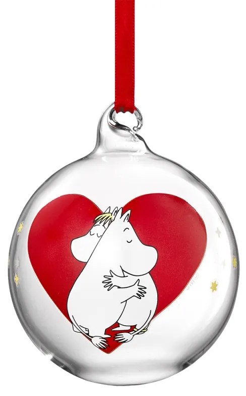 Vianočná ozdoba Moomin Heart 7cm