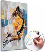 Maľovanie podľa čísel KOBE BRYANT SPOMIENKA – nízka náročnosť 40x60 cm