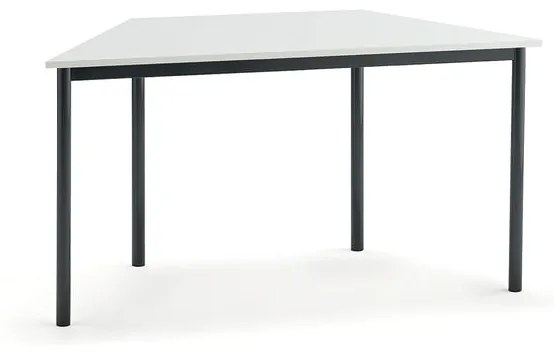 Stôl SONITUS TRAPETS, 1200x600x720 mm, HPL - biela, antracit