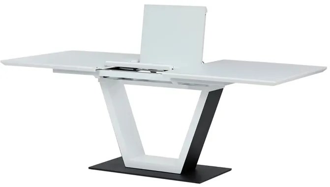 Autronic BONTEC Jedálenský stôl rozkladací 160-210x90 cm, mdf HT-D1931 WT Farba: Biela