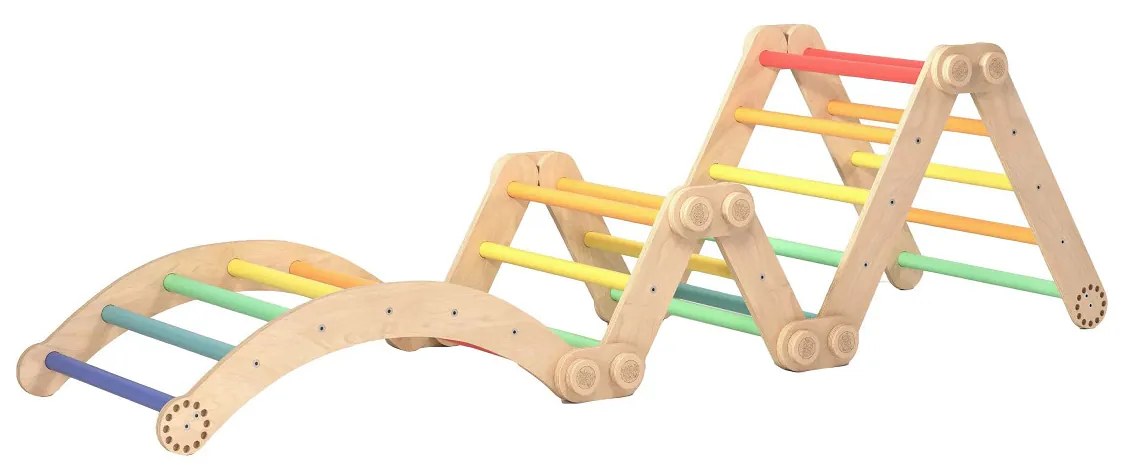 Veľká lezecká zostava dúhová
