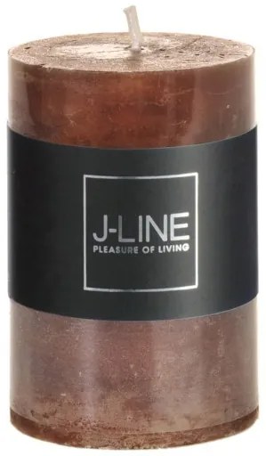 Hnedá nevonná sviečka S valec - Ø 5 * 7,5 cm / 18H