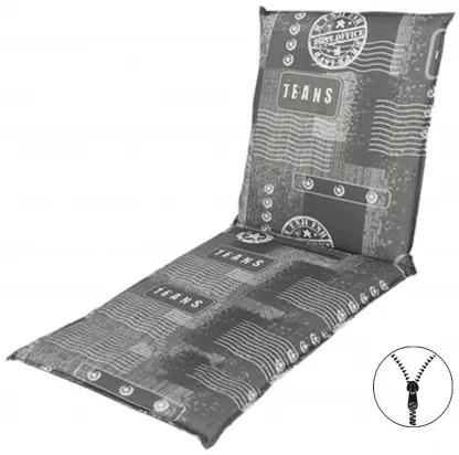 Doppler LIVING 2931 - poduška na záhradné ležadlo so zipsom