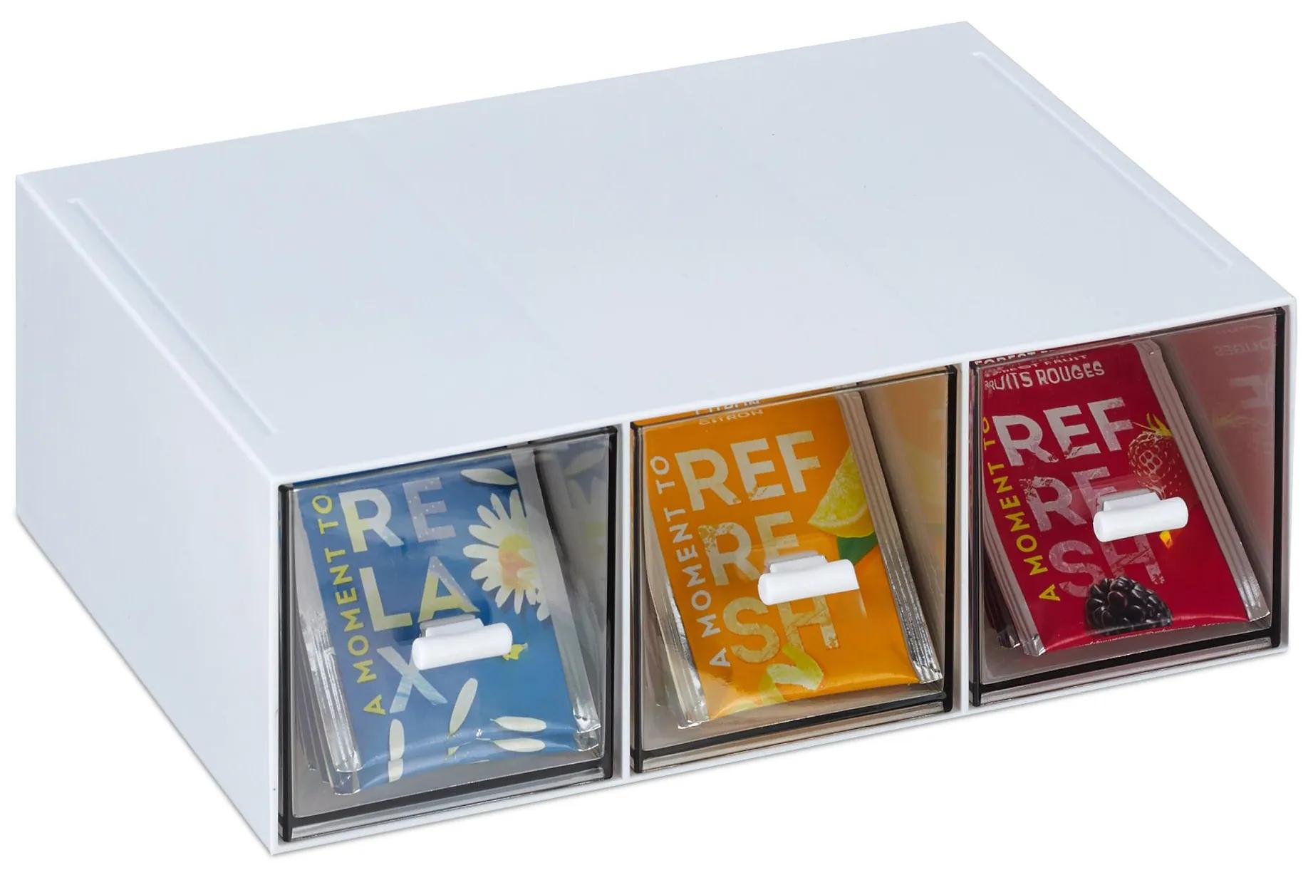 Organizér na čaj s 3 priehradkami RD44153
