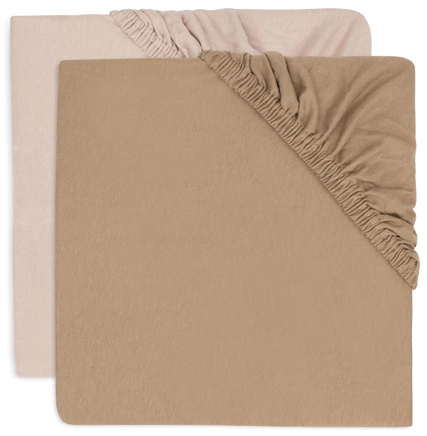 Napínacia plachta 120x60 cm 2 ks Wild Rose / Biscuit