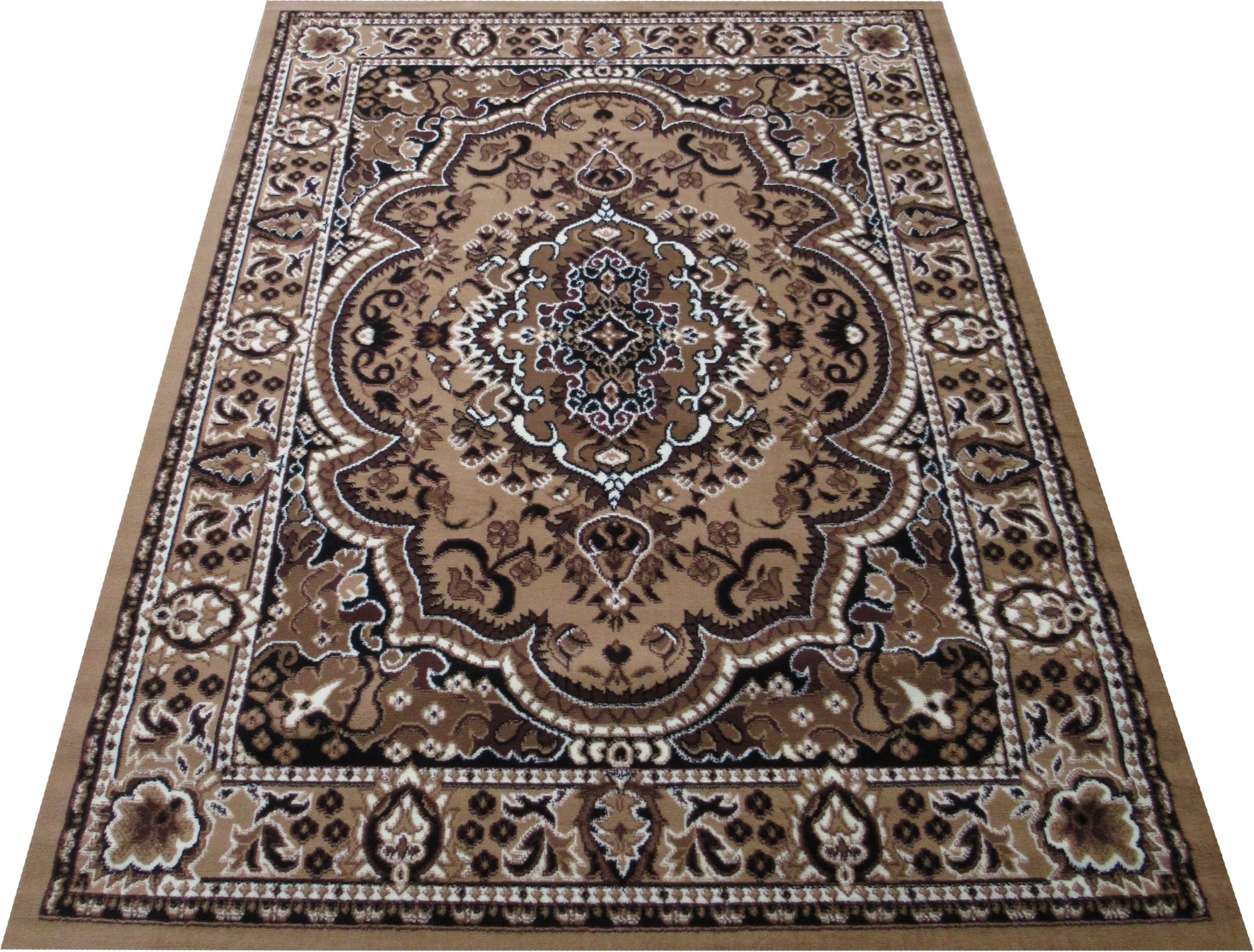 DY Orientálny hnedý koberec Alfa 06 Rozmer: 90x310 cm