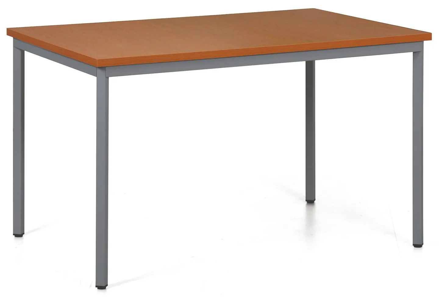 Jedálenský stôl TRIVIA, tmavo sivá podnož, 1200 x 800 mm, čerešňa