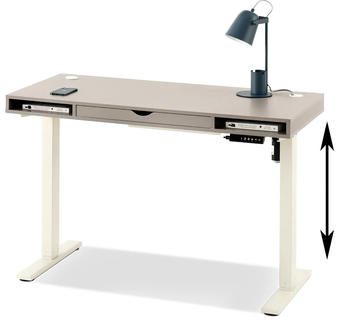 PC stolík Osto 120 (béžová + krémová). Akcia -26%. Vlastná spoľahlivá doprava až k Vám domov. 1109825