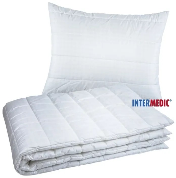 Set Antistress Carbon Medic – paplón 140x200 cm + vankúš 70x90 cm, MicroFiber/Carbon, antialergický, prateľný, slovenský výrobok Veľkosť: 140x200/70x90 cm