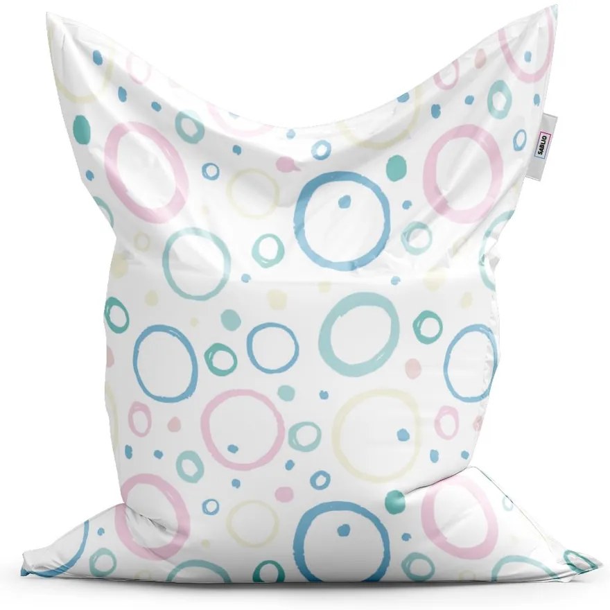 Sedací vak Classic bublifuk - detský, farebná