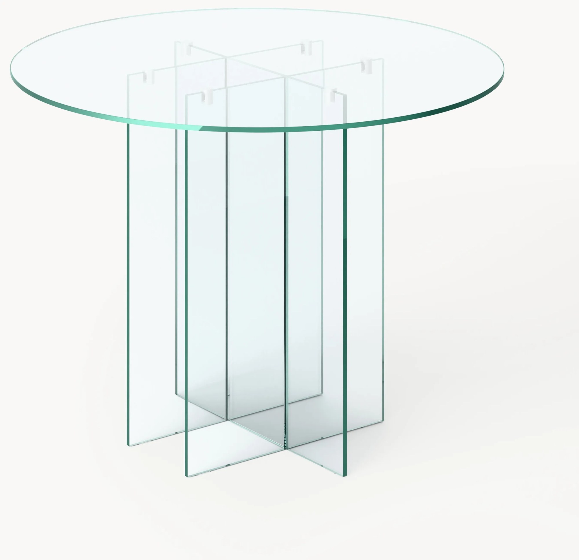 Okrúhly sklenený jedálenský stôl Anouk, rôzne veľkosti