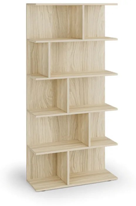 Knižnica CASCADE, 1766 x 800 x 300 mm, dub prírodný Knižnica CASCADE, 1766 x 800 x 300 mm, dub prírodný
