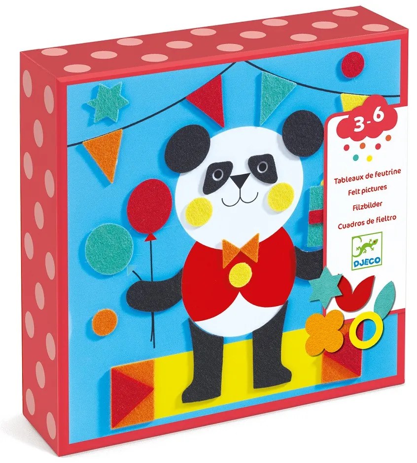 Filcové koláže – Veselé zvieratá