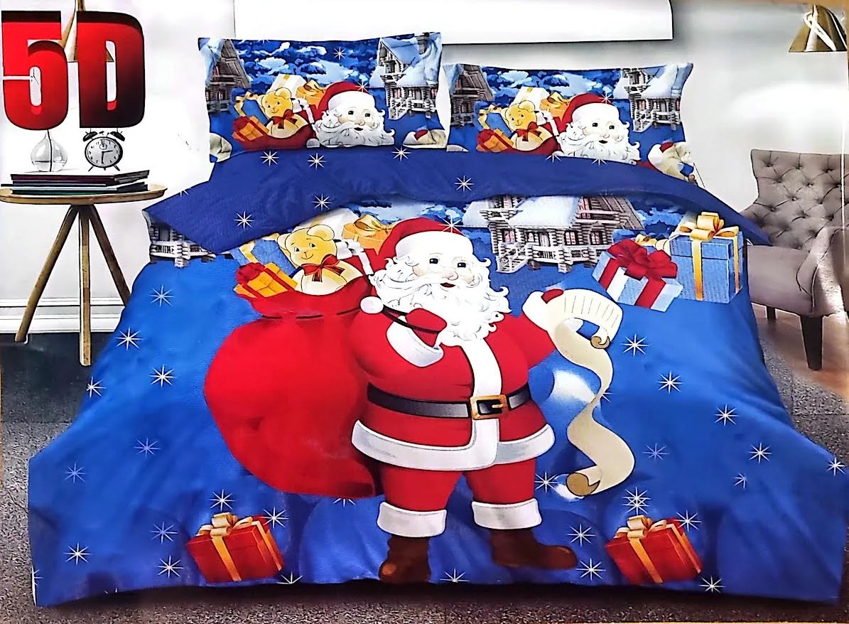 Obliečky Christmas time D Bavlna 7-dielna súprava