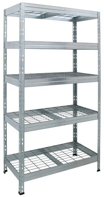 AR Shelving Vysokozáťažový regál Wire Mesh, 180 × 90 × 45 cm, nosnosť police: 300 kg