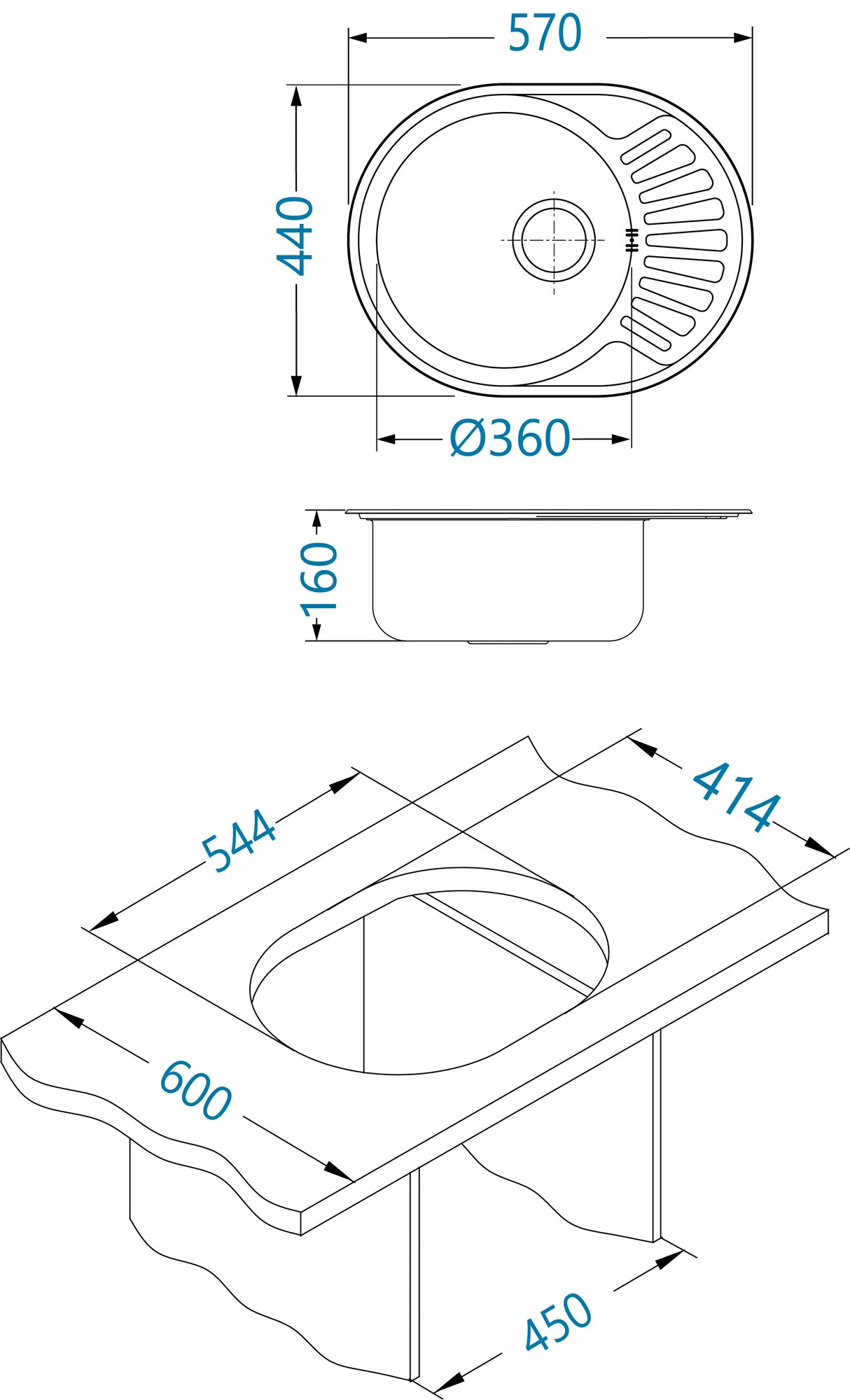 ALVEUS CZ CIKLO 10 DEKOR 570x440x160 mm