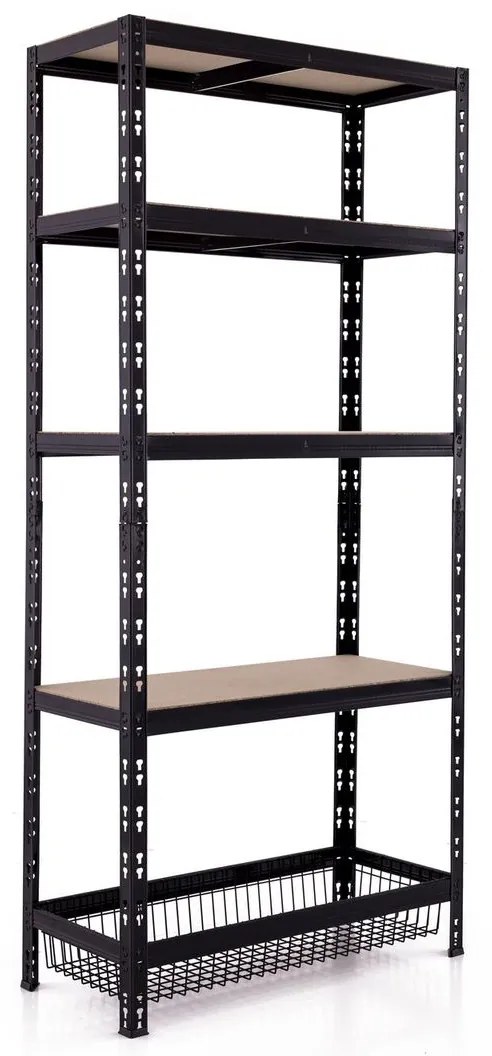 Regál RNDU, 180 × 120 × 40 cm, nosnosť police: 175 kg