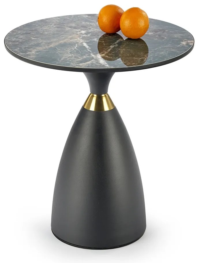 Konferenčný stolík Morena, čierny mramor