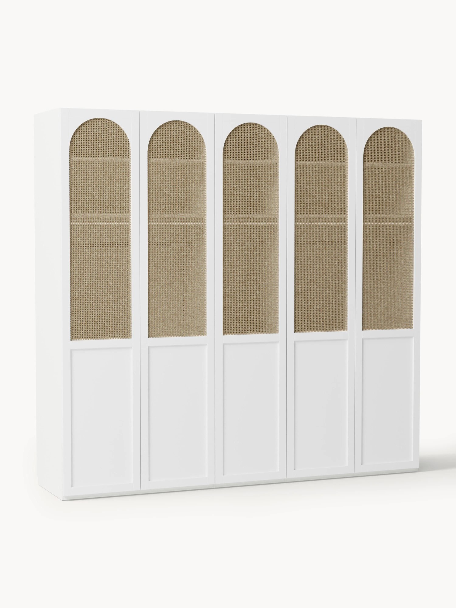 Modulárna šatníková skriňa's krídlovými dverami Jeanne, Š 250 cm, rôzne možnosti