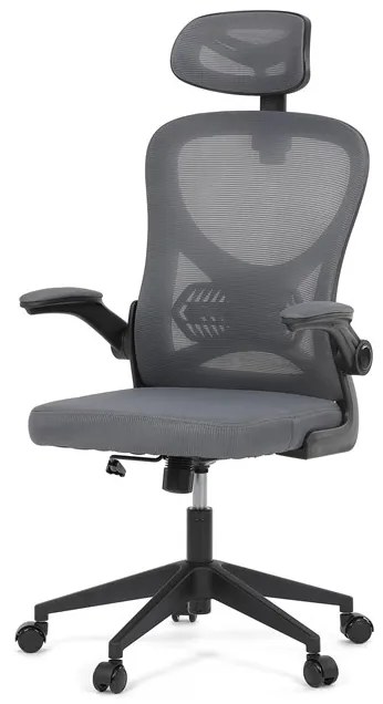 Autronic BONTEC Kancelárska stolička, hojdací mechanizmus, čierna, KA-K2021 BK Farba: Šedá