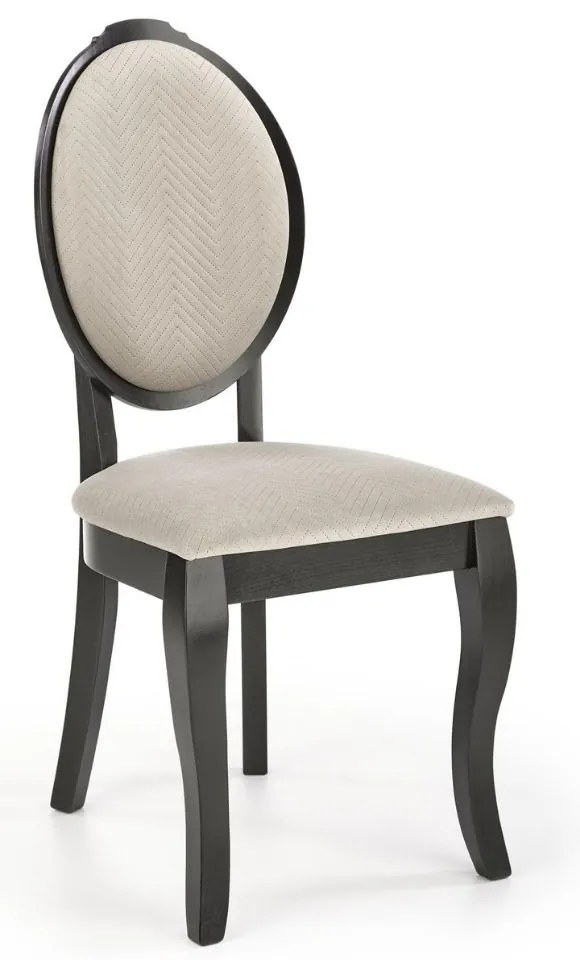 Jedálenská stolička Velo 2, sivá / čierna