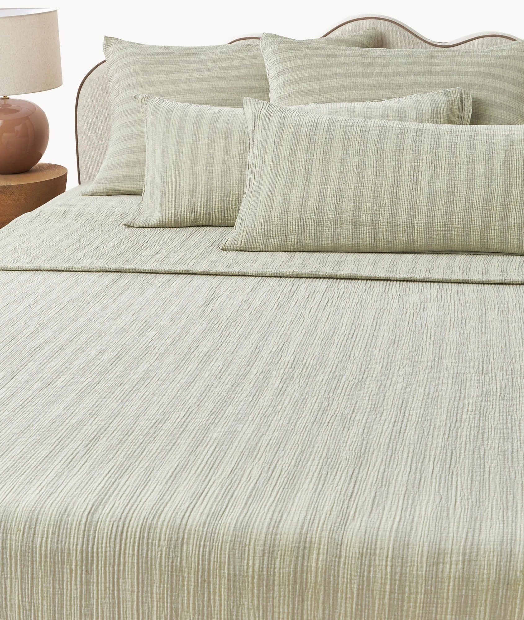 Mušelínová posteľná plachta Saige