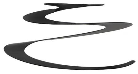 Tienidlo na lampu z ocele čierne 20 cm - Spiral