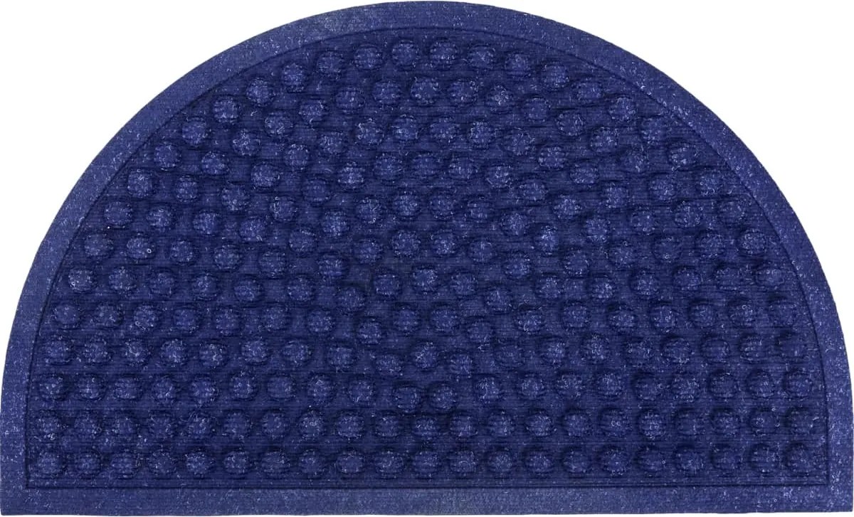 House Doctor Rohožka Half Round Blue