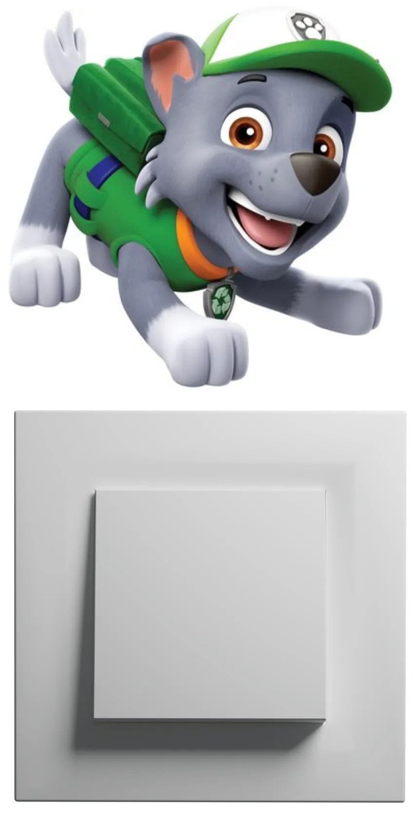 PIPPER. Samolepka nad vypínač „PAW Patrol - Rocky