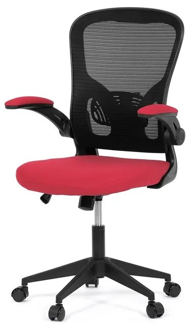 BONTEC Kancelárska stolička, hojdací mechanizmus, čierna, KA-V317 BK Farba: Červená