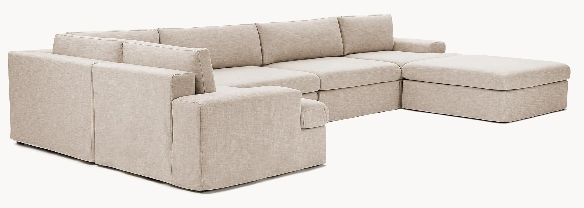 Modulárna panoramatická pohovka's odnímateľnými poťahmi Russell