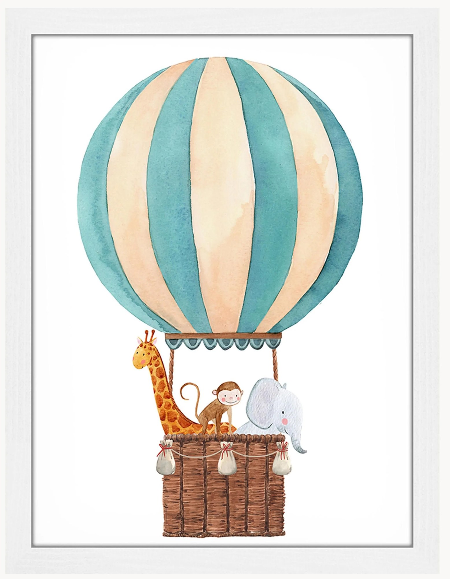 Nástenná dekorácia's rámom Balloon