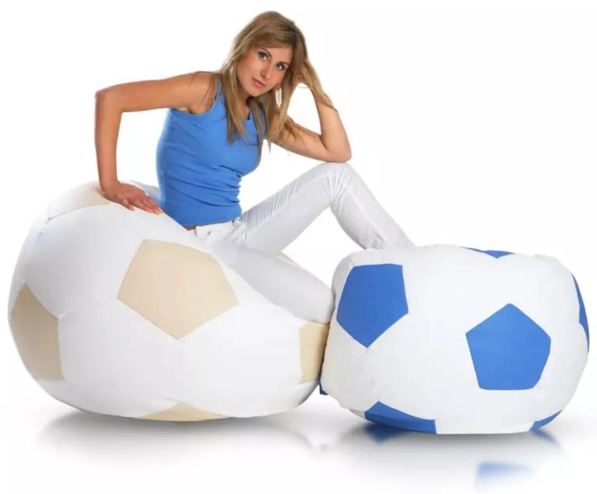 Sedací vak Sport XL – veľká lopta pre fanúšikov športu a pohodlia Farba: E10 - modrý