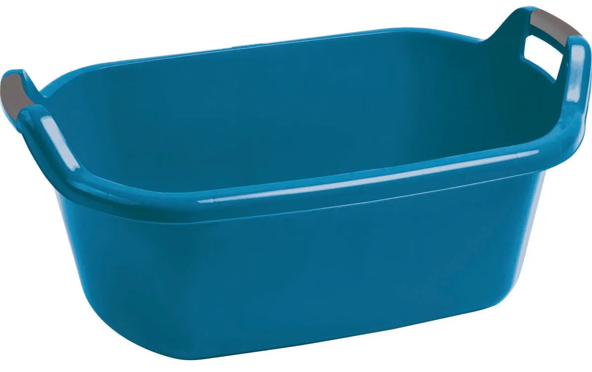 Curver Vanička oválna s ušami 55l modrá