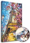Maľovanie podľa čísel PREMIUM GOLD – Eiffel Tower