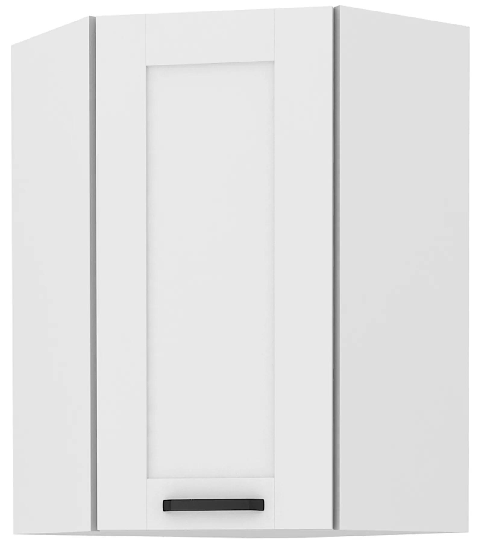 Horná rohová skrinka Lesana 1 (biela) 58x58 GN-90 1F . Vlastná spoľahlivá doprava až k Vám domov. 1063909