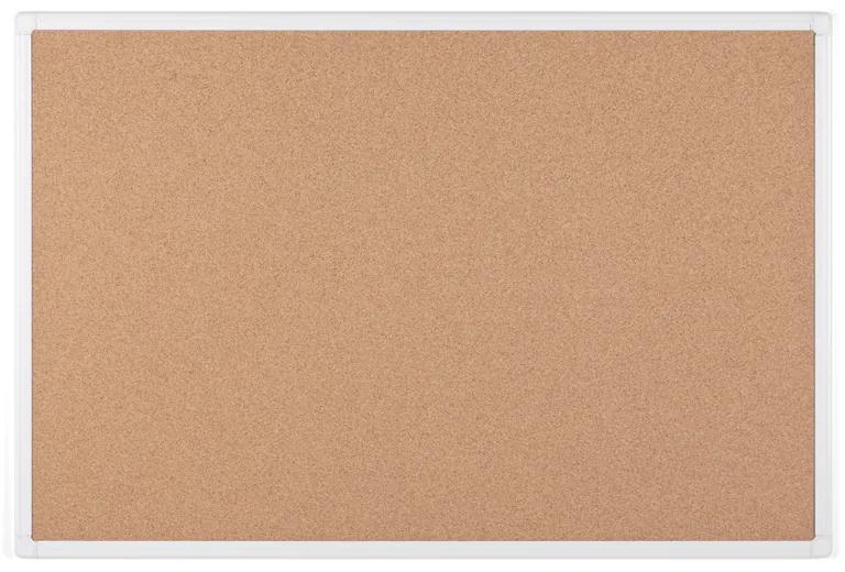 Bi-Office Korková nástenka ANTI-MICROBIAL, 900 x 600 mm, biely rám