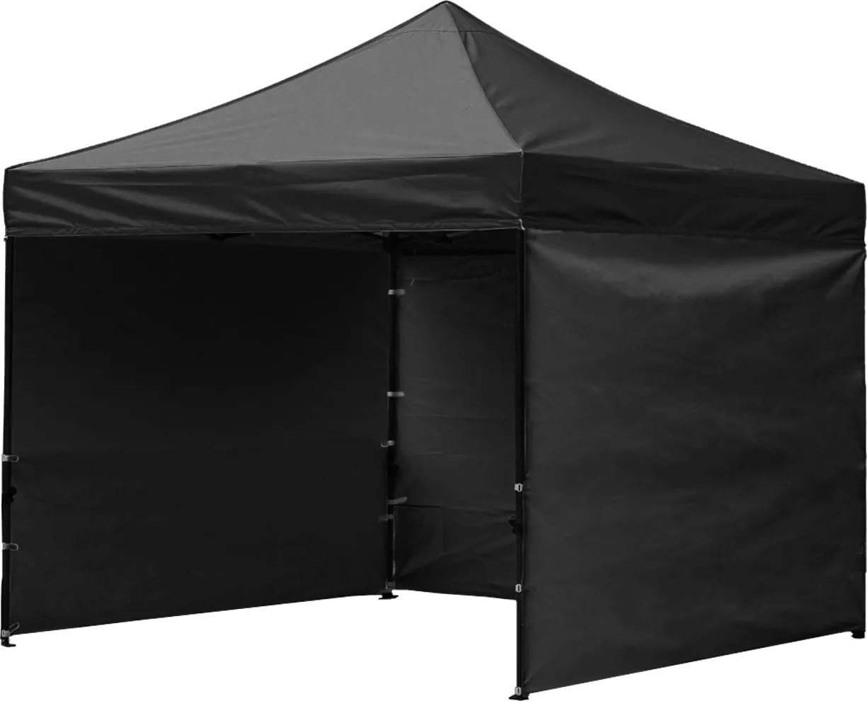 CH Záhradný nožnicový párty stan 3 x 3 m - čierna