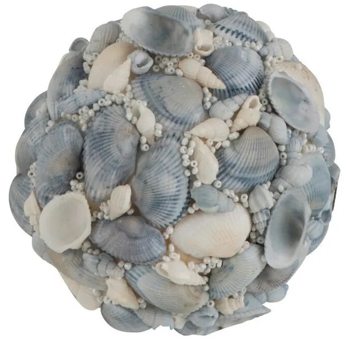Malá guľa z mušlí - 7,5 * 7,5 * 7,5 cm