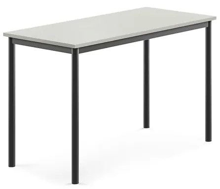 Stôl BORÅS, 1200x600x760 mm, laminát - šedá, antracit