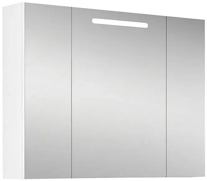 Riva Zrkadlová skrinka s LED osvetlením Idea, 85,5 × 65 × 16 cm, biela