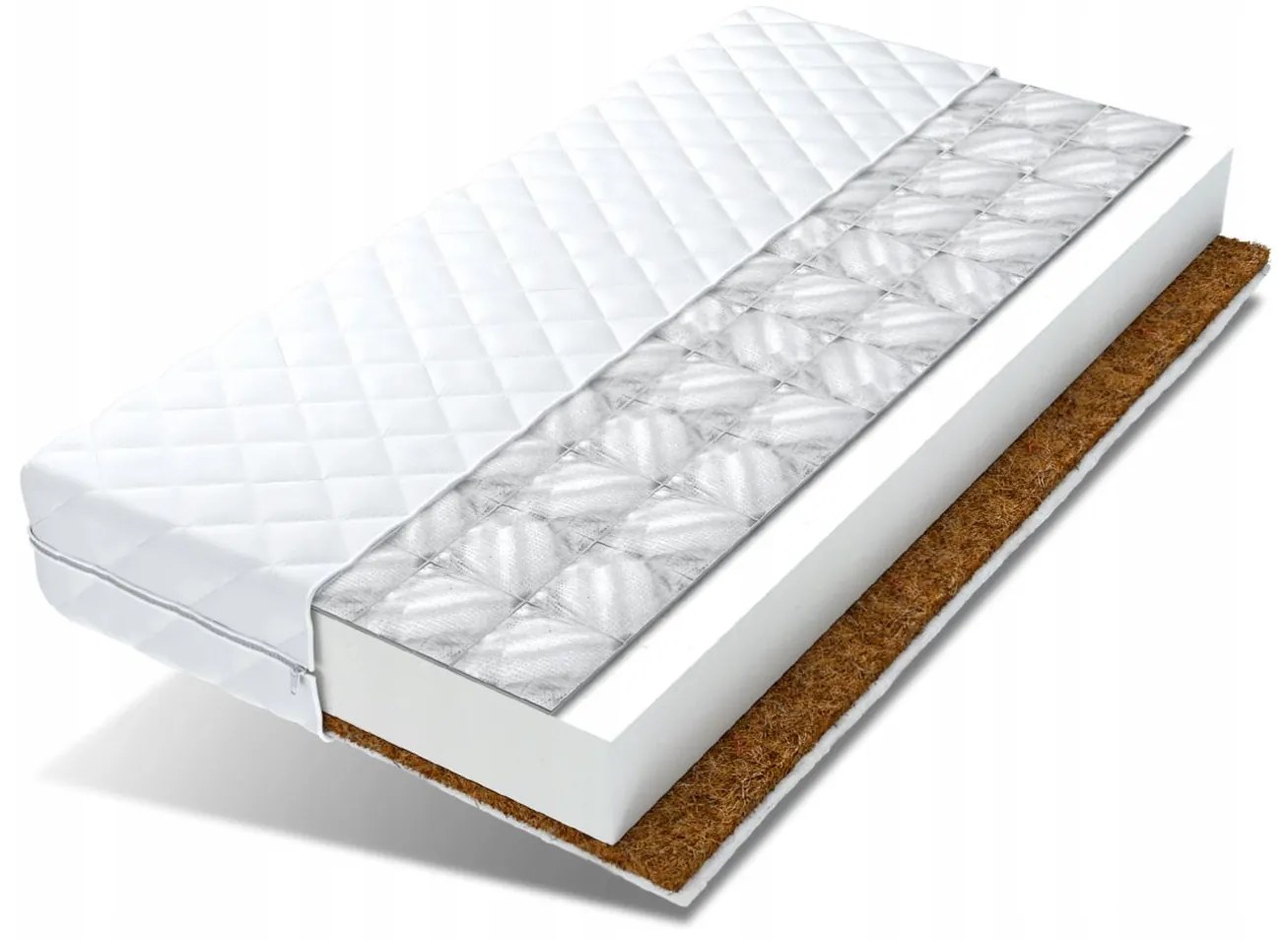 Detský matrac BABY MAX RELAX 130x70x10 cm - kokos / pena / pohánka