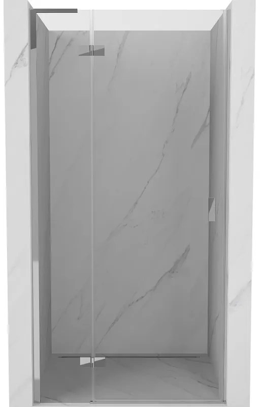 Mexen Mist-H L, 1-krídlové sprchové dvere ľavé 70 cm, číre sklo, chrómový profil, 8A5L-070-000-01-00-L